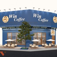 Thiết kế quán cà phê Win Coffee độc đáo giữa lòng TPHCM